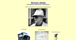 Desktop Screenshot of duncanjamesjazz.com