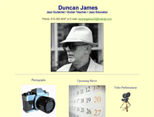 Tablet Screenshot of duncanjamesjazz.com